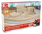 Pociągi dla dzieci - Hape TRAIN Zestaw torów 24 elementy GXP-587299 - miniaturka - grafika 1