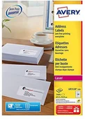 Etykiety samoprzylepne i bloki etykiet - Avery lr7651  100 samoprzylepnych etykiet samoprzylepnej, 63,5 X 33,9 MM, wykonany z materiału w 100% pochodzącego z recyklingu LR7159-100 - miniaturka - grafika 1