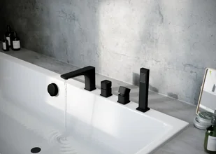 Excellent Syfon wannowy standardowy z korkiem clik-clack SIMPLE BLACK AREX.A65BL - Syfony - miniaturka - grafika 4