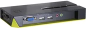 Przełączniki KVM - LevelOne KVM-0421 przełącznik KVM Czarny, Zielony - miniaturka - grafika 1