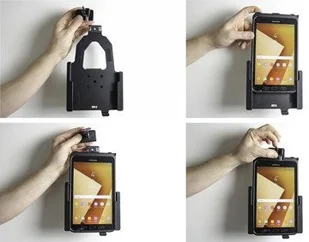 Brodit AB Uchwyt pasywny do Samsung Galaxy Tab Active 3, SM-T570/SM-T575 w oryginalnym futerale z blokadą na kluczyk 739003 - Akcesoria do tabletów i e-booków - miniaturka - grafika 3