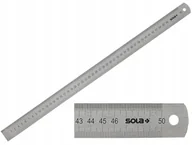 Poziomice, łaty, miary - Sola Linijka Liniał Lsb 500mm Półsztywny 50cm - miniaturka - grafika 1