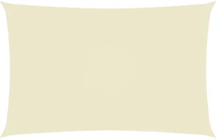 vidaXL Prostokątny żagiel ogrodowy, tkanina Oxford, 2x5 m, kremowy 135204 - Parasole ogrodowe - miniaturka - grafika 2