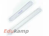 Linijki, ekierki - Pratel Linijka PRATEL 30cm wzory geometryczne LI30PR - miniaturka - grafika 1