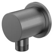 Akcesoria do armatury i ceramiki - Kohlman przyłącze wody QW166EG grafit - miniaturka - grafika 1