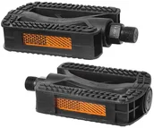 Pedały rowerowe - Nexelo Pedały plastikowe FP-830 antypoślizgowe kulkowe - miniaturka - grafika 1