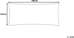 Beliani Koc grafitowy 130 x 180 cm ASAKA - Poduszki ogrodowe - miniaturka - grafika 4