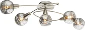 Lampy sufitowe - Globo Lighting Oświetlenie ROMAN Lampa Sufitowa LED Nikiel matowy, 5-punktowe 54348-5 - miniaturka - grafika 1