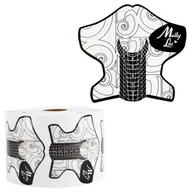 Sztuczne paznokcie i akcesoria - Molly Lac Szablony formy do przedłużania paznokci salonowe plastikowe do żelu akrylożelu MollyLac Emblem 500 szt - miniaturka - grafika 1