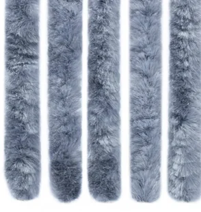 vidaXL Zasłona przeciwko owadom, srebrna, 90x200 cm, szenil vidaXL - Akcesoria do okien - miniaturka - grafika 8