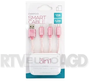 Omega OUFBBC3IN1RG 17679 - Kable USB - miniaturka - grafika 2