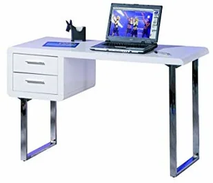 Halmar CLAUDE biurko białe (1p=1szt) - Biurka - miniaturka - grafika 2