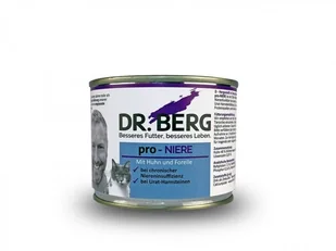Dr. BERG Dr.BERG Pro-NIERE dla kotów - nerki, kamica moczowa (200 g) - Mokra karma dla kotów - miniaturka - grafika 2