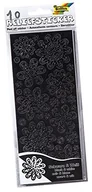Scrapbooking - Folia 1215  relief naklejki na cały rok, 10 x 24 cm, 10 arkuszy, czarny/biały sortowane 1215 - miniaturka - grafika 1