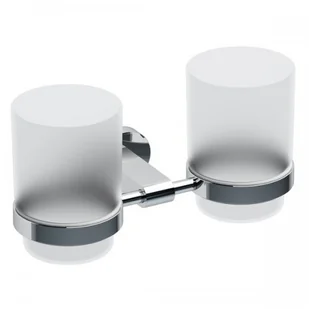 Ravak CHROME - komplet kubków szklanych z Uchwytem ściennym X07P189 - Akcesoria łazienkowe - miniaturka - grafika 3