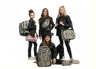 St. Majewski Plecak 3-komorowy ST.RIGHT BP-32 Złote tropiki - Plecaki szkolne i tornistry - miniaturka - grafika 11