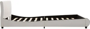 vidaXL Rama łóżka, biała, sztuczna skóra, 120 x 200 cm - Łóżka - miniaturka - grafika 10