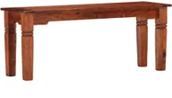 Ławki do przedpokoju - vidaXL vidaXL Ławka, 110 cm, lite drewno akacjowe - miniaturka - grafika 1