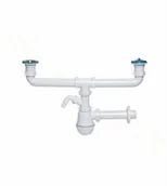 Syfony - Aniplast Aniplast Syfon zlewozmywakowy podwójny butelkowy 1232 - miniaturka - grafika 1