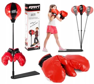 Zestaw Bokserski Gruszka Worek Rękawice Dla Dzieci - Worki treningowe - miniaturka - grafika 4
