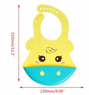 LUXMA Śliniak śliniaczek silikonowy kieszonka SD583Ś SD583Ś - Śliniaki i fartuszki - miniaturka - grafika 18
