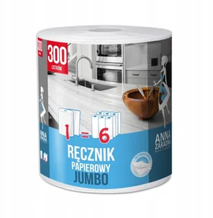 Anna Zaradna Ręcznik Papierowy Jumbo 300 listków - Ściereczki, gąbki, czyściki - miniaturka - grafika 2