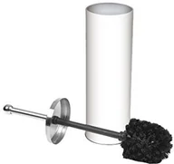 Akcesoria do wc - Douceur d'Intérieur douceur D l'intérieur szczotka do WC z białego metalu, 9,5 x 9,5 x 26,5 cm 6ASB221BC - miniaturka - grafika 1