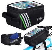 Sakwy rowerowe - B-Soul Sakwa B-Soul na ramę czarna 133582 - miniaturka - grafika 1