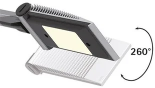 MAUL Lampka LED na biurko MAULoptimus Colour Vario, 10W, ze ściemniaczem, srebrna M8206795 - Lampy stojące - miniaturka - grafika 4