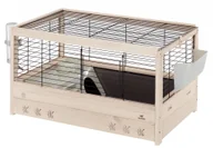 Klatki dla gryzoni - Ferplast 57089717 Arena 120 Meerschweinchen- Und Kaninchenheim Aus Holz, Schwarz, 125 X 64.5 X 51 Cm - miniaturka - grafika 1