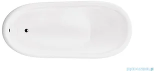 Besco Amelia wanna owalna Retro 190x77 + nogi złote #WKA-190W+ZL | - Wanny - miniaturka - grafika 3
