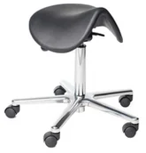 Krzesła i taborety kosmetyczne - Prosedia taboret Platinium siodło PU KKM - miniaturka - grafika 1