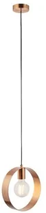 Endon LAMPA wisząca HOOP 90454 Endon metalowa OPRAWA okrągły ZWIS modernistyczny nikiel 90454 - Lampy sufitowe - miniaturka - grafika 7