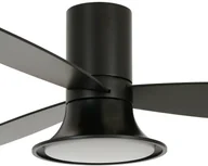 Wentylatory sufitowe - Beacon Lighting Wentylator sufitowy Flusso z lampą LED, czarny - miniaturka - grafika 1