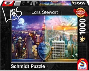 G3 Puzzle Pq 1000 Lars Stewart Nowy Jork dzień/noc - Puzzle - miniaturka - grafika 2