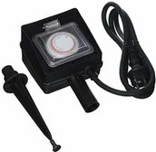 Akcesoria do agregatów prądotwórczych - Unitec UNITEC 44206 kołek do mocowania w ziemi z programatorem podwójne gniazdo wtykowe i czas mechanicznie - miniaturka - grafika 1