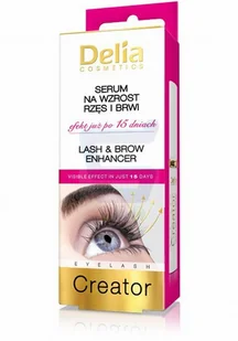 Delia Cosmetics Creator serum przyspieszające wzrost do brwi i rzęs 7 ml - Serum do twarzy - miniaturka - grafika 3