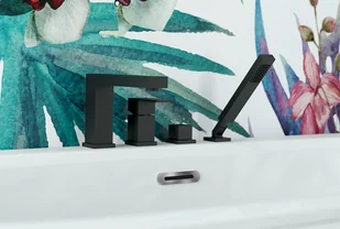 PMD Piramida PMD Modern/Varium Bateria nawannowa 4 otworowa czarny matt BW-MV4-CZ - Baterie wannowe i prysznicowe PMD Piramida PMD Modern/Varium Bateria nawannowa 4 otworowa czarny matt BW-MV4-CZ - Baterie wannowe i prysznicowe - miniaturka - grafika 3