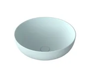 Umywalki - Massi Umywalka nablatowa MOLIS ICE BLUE 38x38x13,6 cm MSU-0013-IB - miniaturka - grafika 1