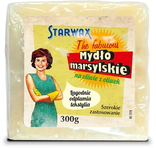 Starwax Mydło marsylskie  Fabulous 300 g - Akcesoria do myjek - miniaturka - grafika 2