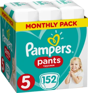 Pampers Pants 5 Active Baby Dry 152 szt 12-17 kg) ZAPAS NA MIESIĄC pieluchomajtki - Pieluchy - miniaturka - grafika 2