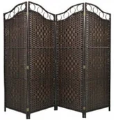 Parawany - MAX-LAND PARAWAN KOTARA PARAWANY 4 SKRZYDŁA 180x200 BRĄZ DYT13343-4 BRĄZ - miniaturka - grafika 1