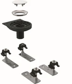 Syfony - Geberit Ceramika Setaplano Króciec odpływowy z 4 nogami do paneli do natrysków bezbrodzikowych biały 154.030.00.1 - miniaturka - grafika 1