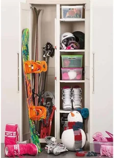 KIS KIS Szafa wielofunkcyjna KIS Gulliver Multispace Cabinet Beżowa - Szafy i szafki dla dzieci - miniaturka - grafika 3