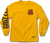 Koszulki męskie - Grizzly t-shirt 10.000 FEET LS TEE Gold - miniaturka - grafika 1