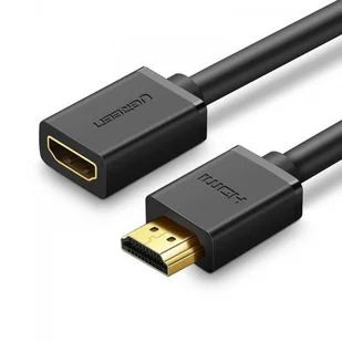 UGREEN Kabel HDMI męski do HDMI żeński HD107, FullHD, 3D, 0.5m (czarny) - Kable - miniaturka - grafika 4
