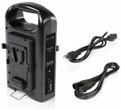 Ładowarki do aparatów dedykowane - Shape Full-Play Dual akumulator litowo-jonowy szybka ładowarka z mocowaniem V-Mount - miniaturka - grafika 1