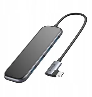 Baseus Baseus Mirror series USB-C adapter with 4xUSB 3.0 USB hub - 4 - CAHUB-EZ0G - Huby USB - miniaturka - grafika 4