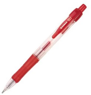 Donau Długopis żelowy automatyczny wodoodporny 0,5mm czerwony - Przybory szkolne - miniaturka - grafika 2