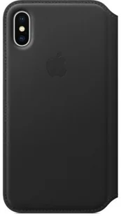 Apple Leather Folio do iPhone X Black (MQRV2ZM/A) - Etui i futerały do telefonów - miniaturka - grafika 3